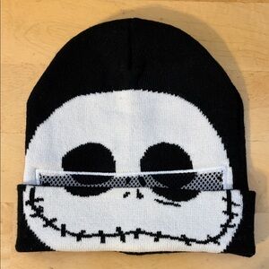 Disney Tim Burton’s The Nightmare Before Christmas Skull Beanie  OS